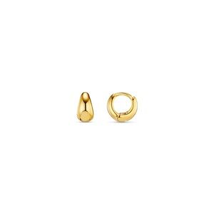 Orelia Tiny Tapered Gold Hoop Earrings